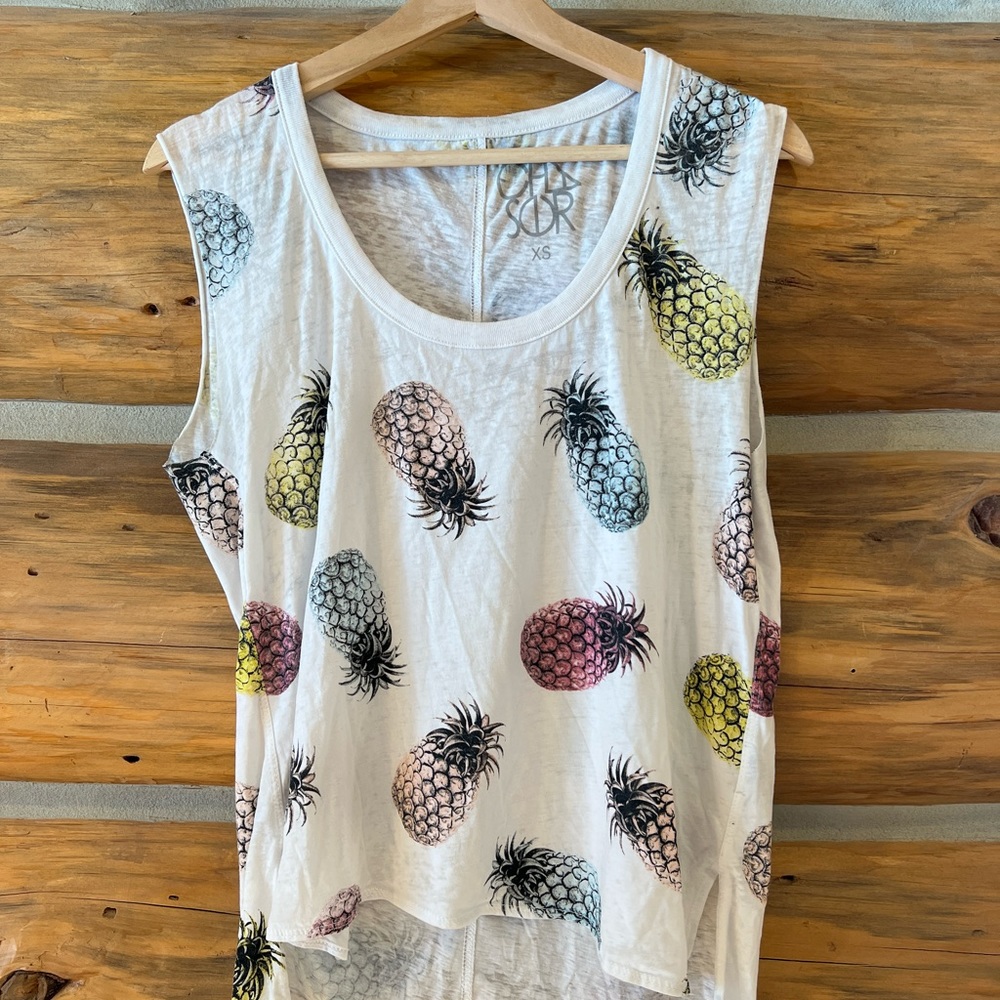 Chaser Pineapple Muscle Tee - Picture 2 of 3